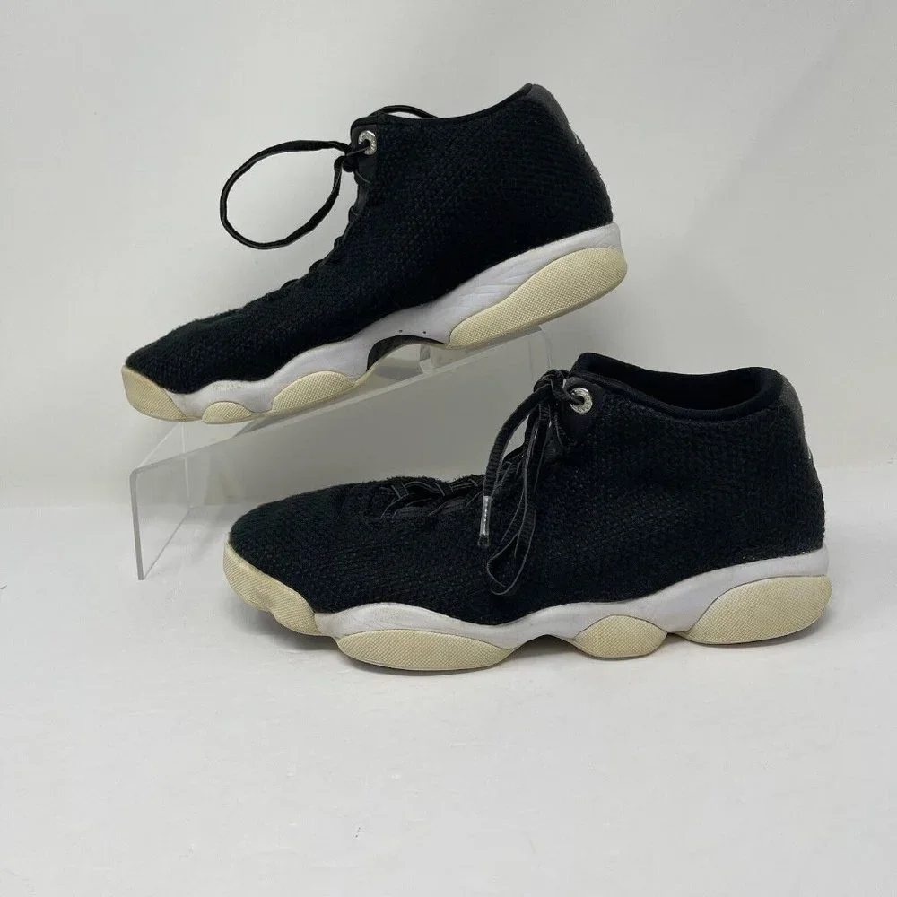 Nike Air Jordan Shoes Mens 8.5 Horizon Low 845098 006‎ Black Basketball Sneakers